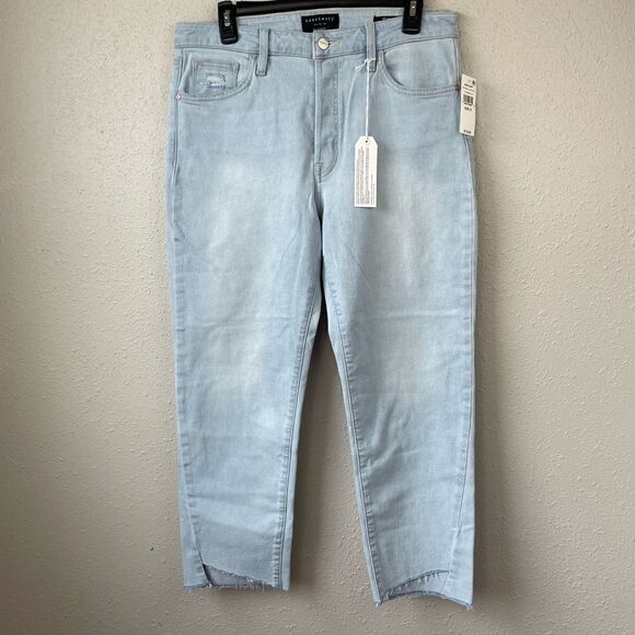 NWT Sanctuary Tapered Cropped High Rise Jeans Size 31 - Picture 1 of 10